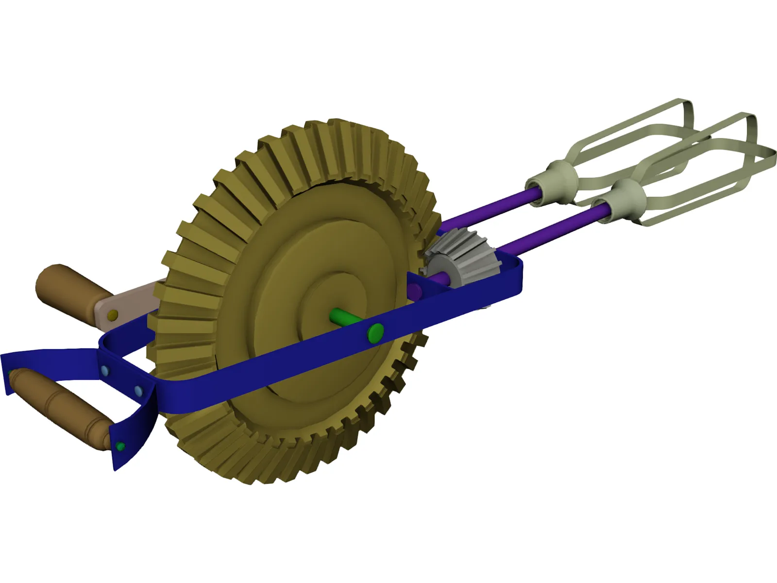 Egg Beater 3D Model main preview