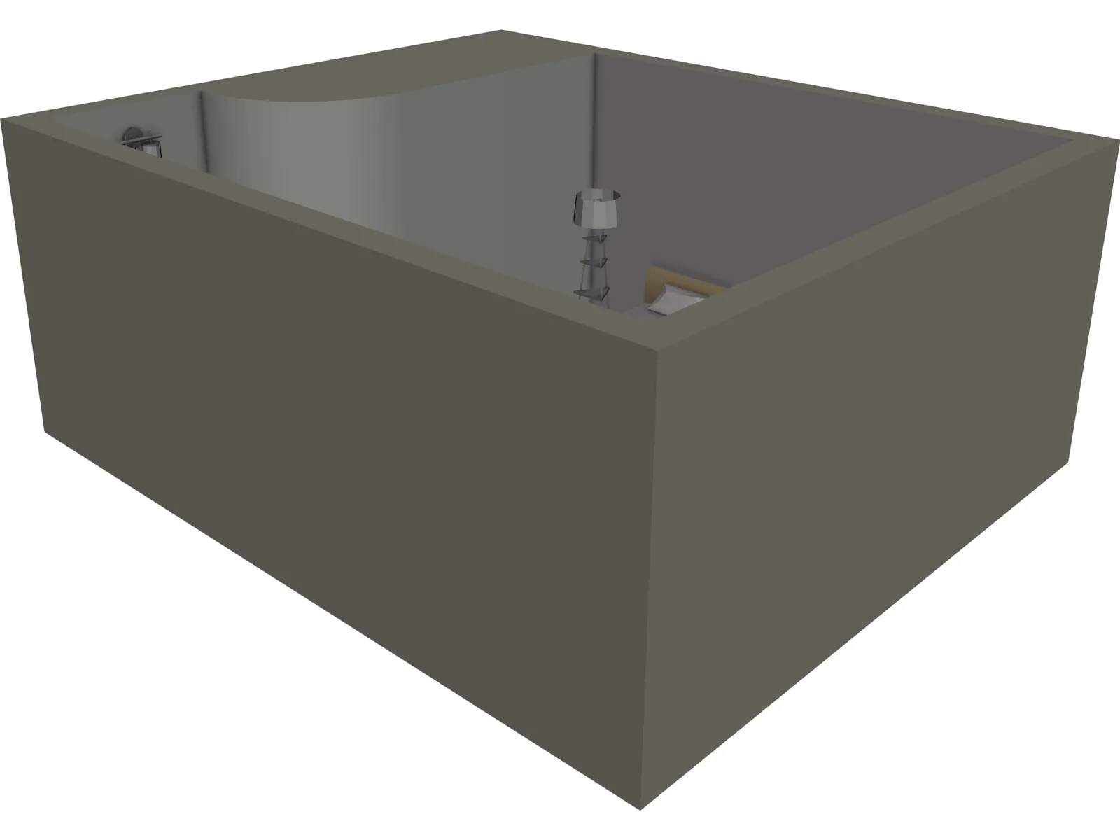 Bedroom 3D Model main preview