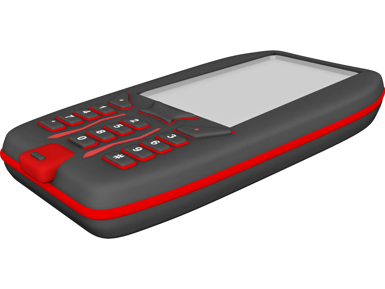 Mobile Phone 3D Model main preview