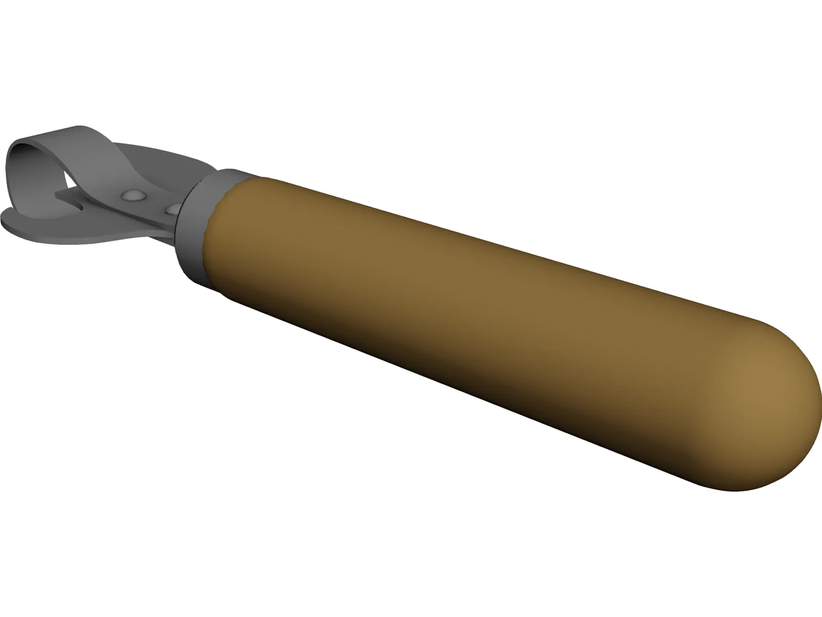 Can Opener 3D Model main preview