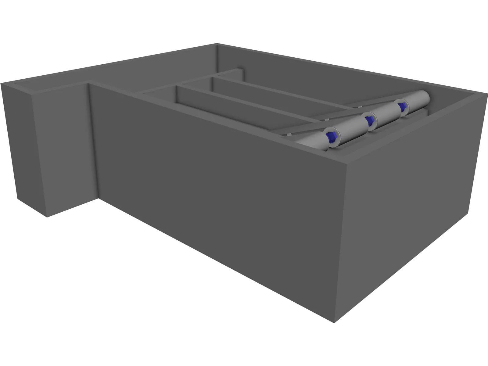Waste Water Filter 3D Model main preview
