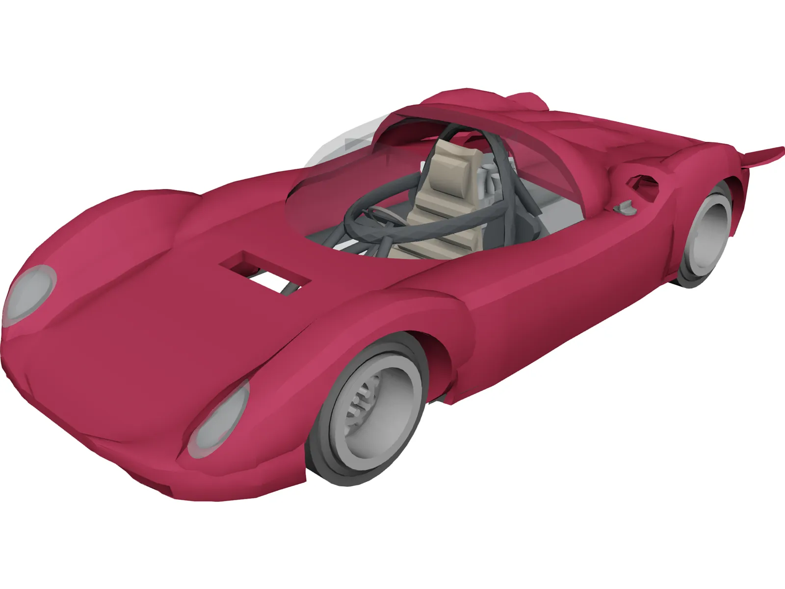 Ferrari Concept 3D Model main preview