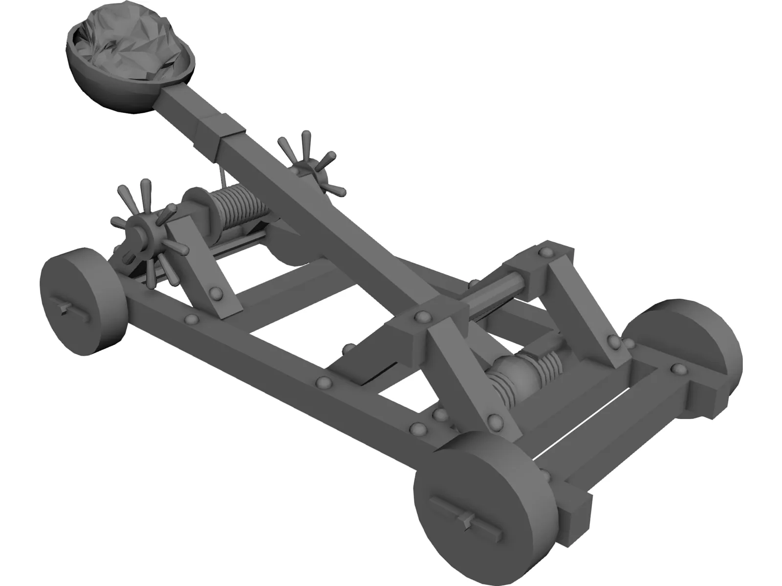 Catapult 3D Model main preview