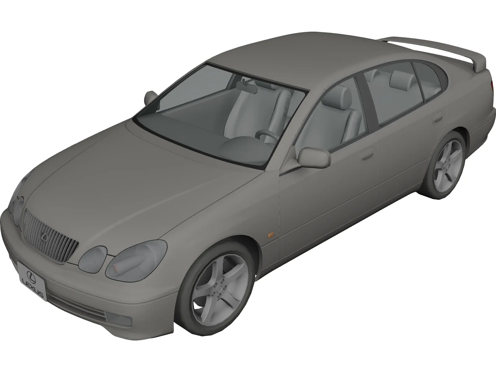 Lexus GS300 3D Model main preview