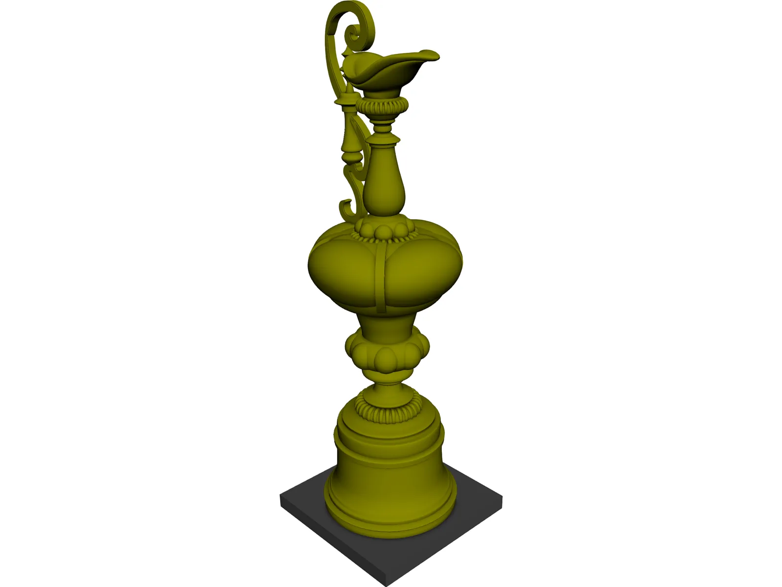 Americas Cup Trophy 3D Model main preview