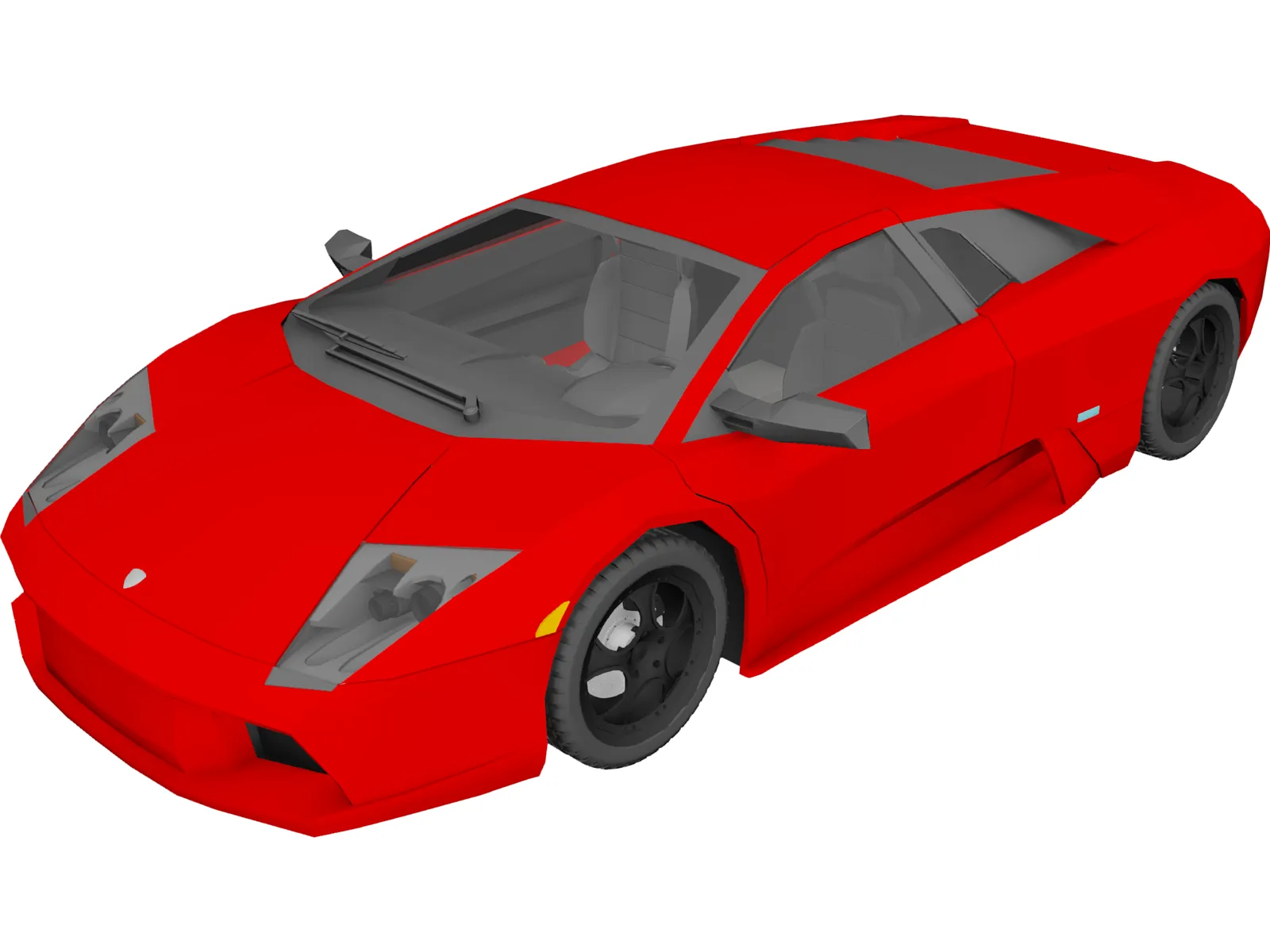 Lamborghini LP640 3D Model main preview