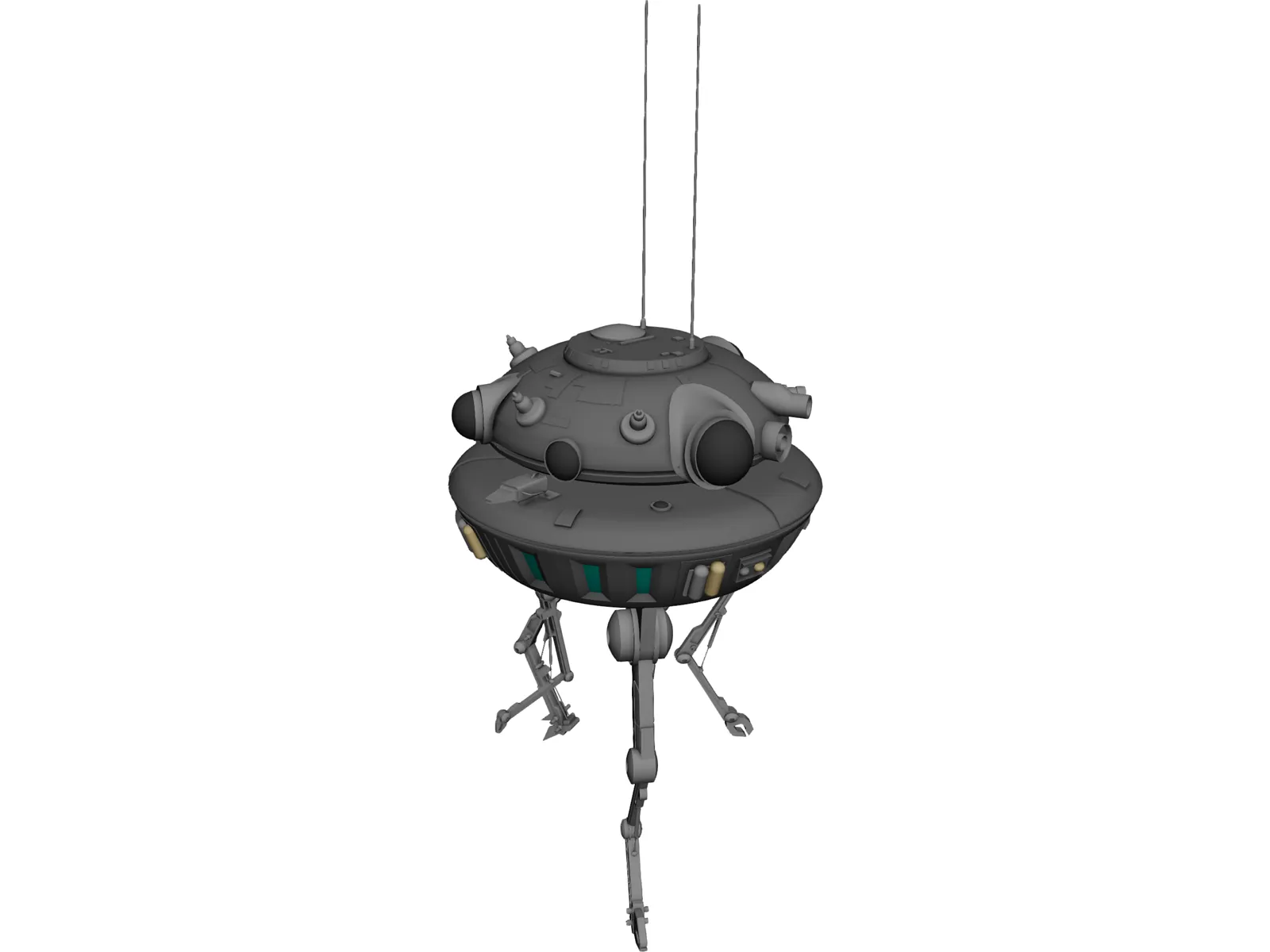 Star Wars Probe Droid 3D Model main preview