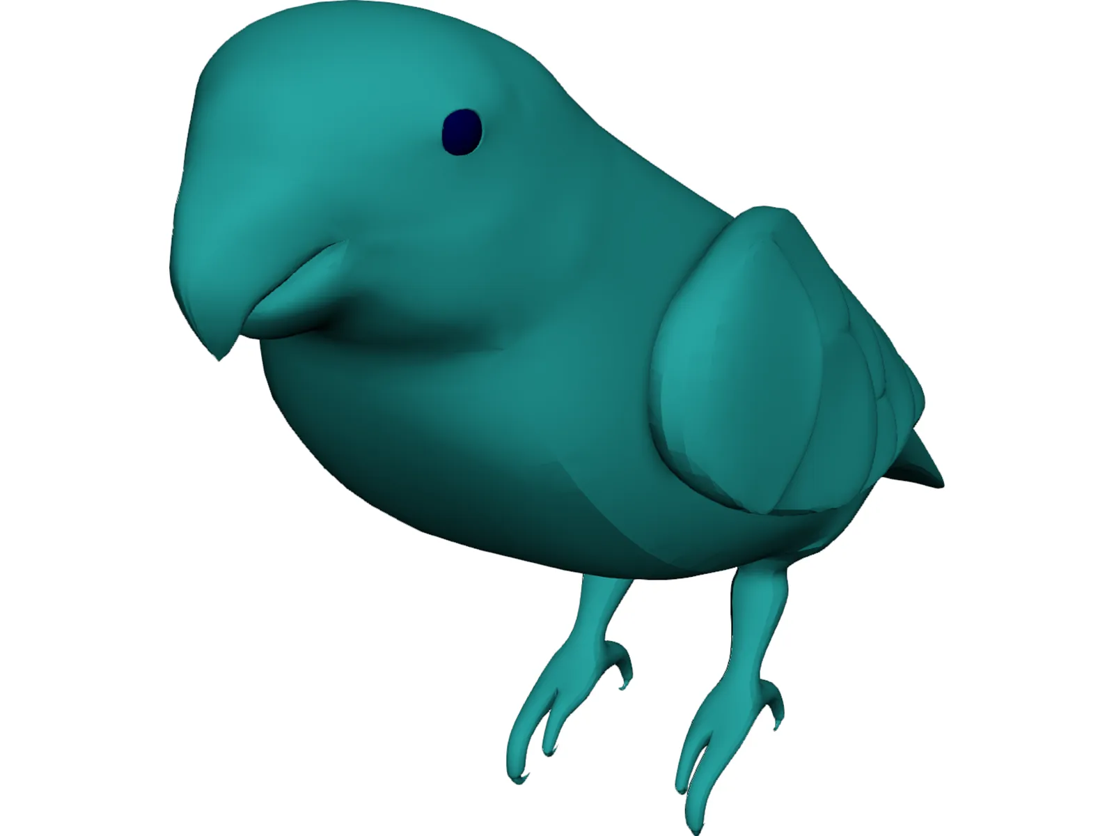 Parakeet 3D Model main preview
