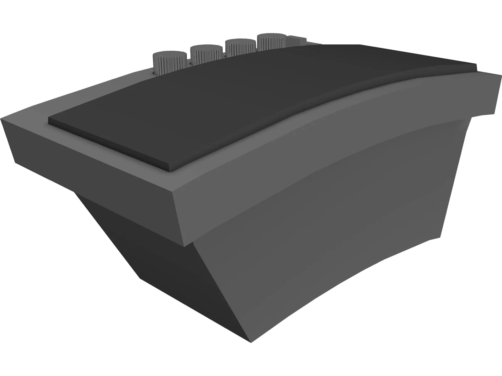 Speaker 3D Model main preview