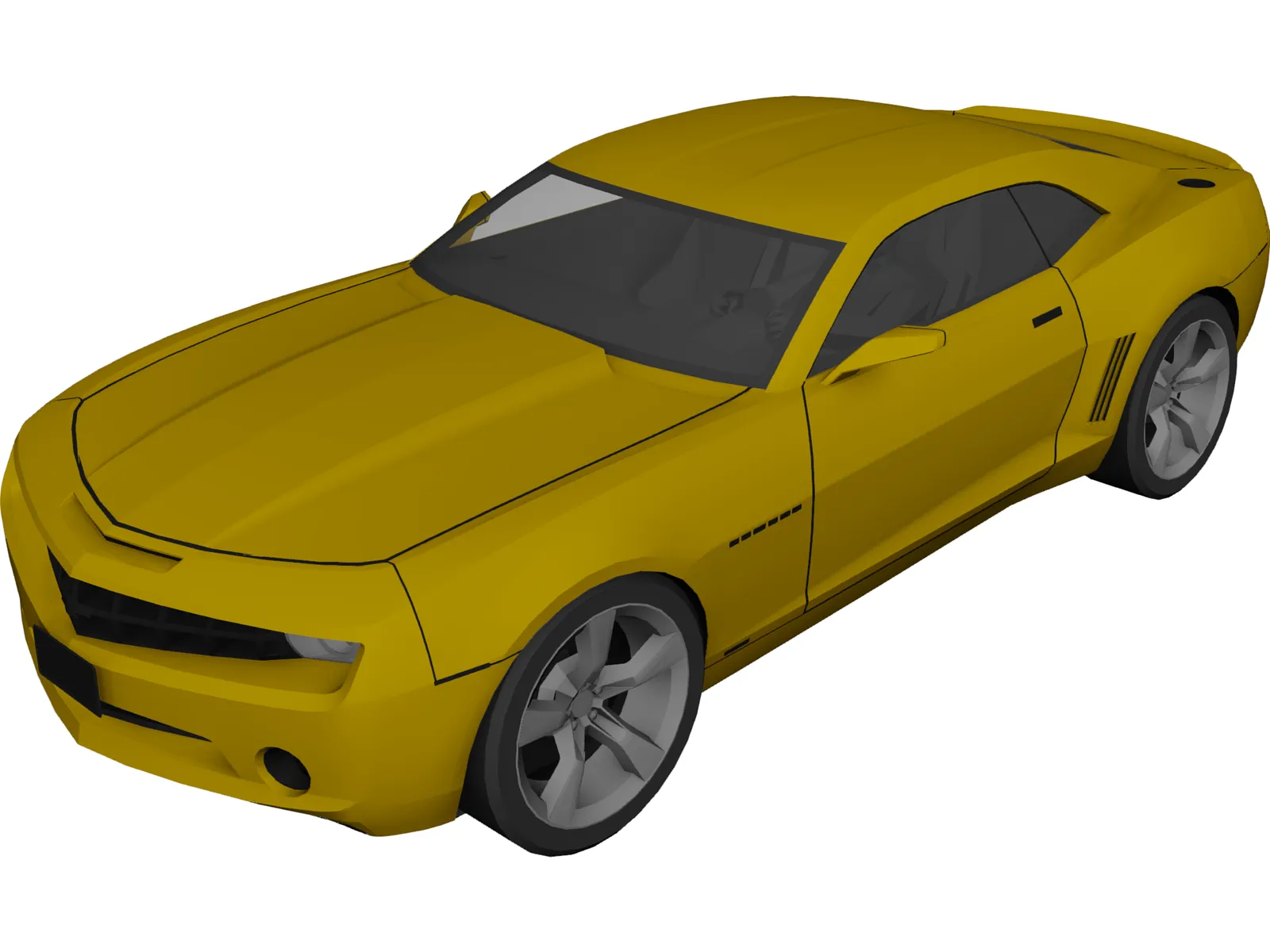 Chevrolet Camaro 3D Model main preview