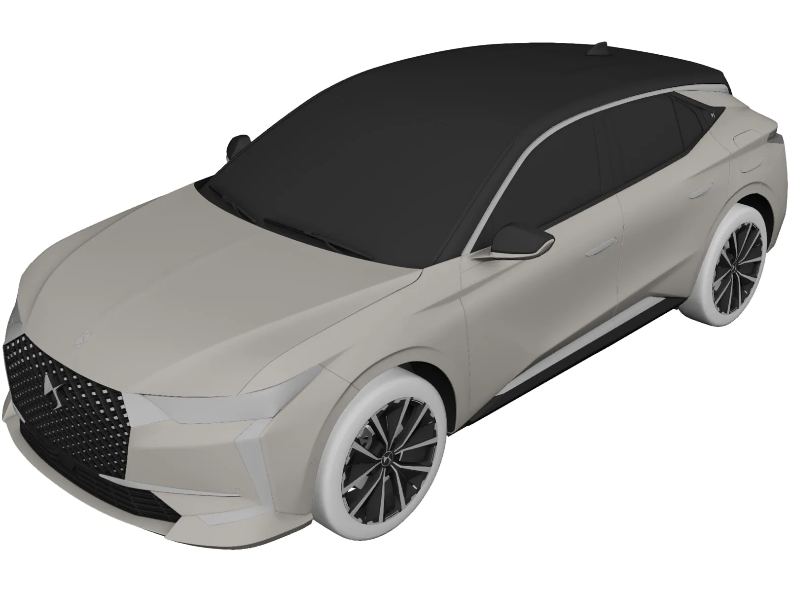 Citroen DS4 (2021) 3D Model main preview