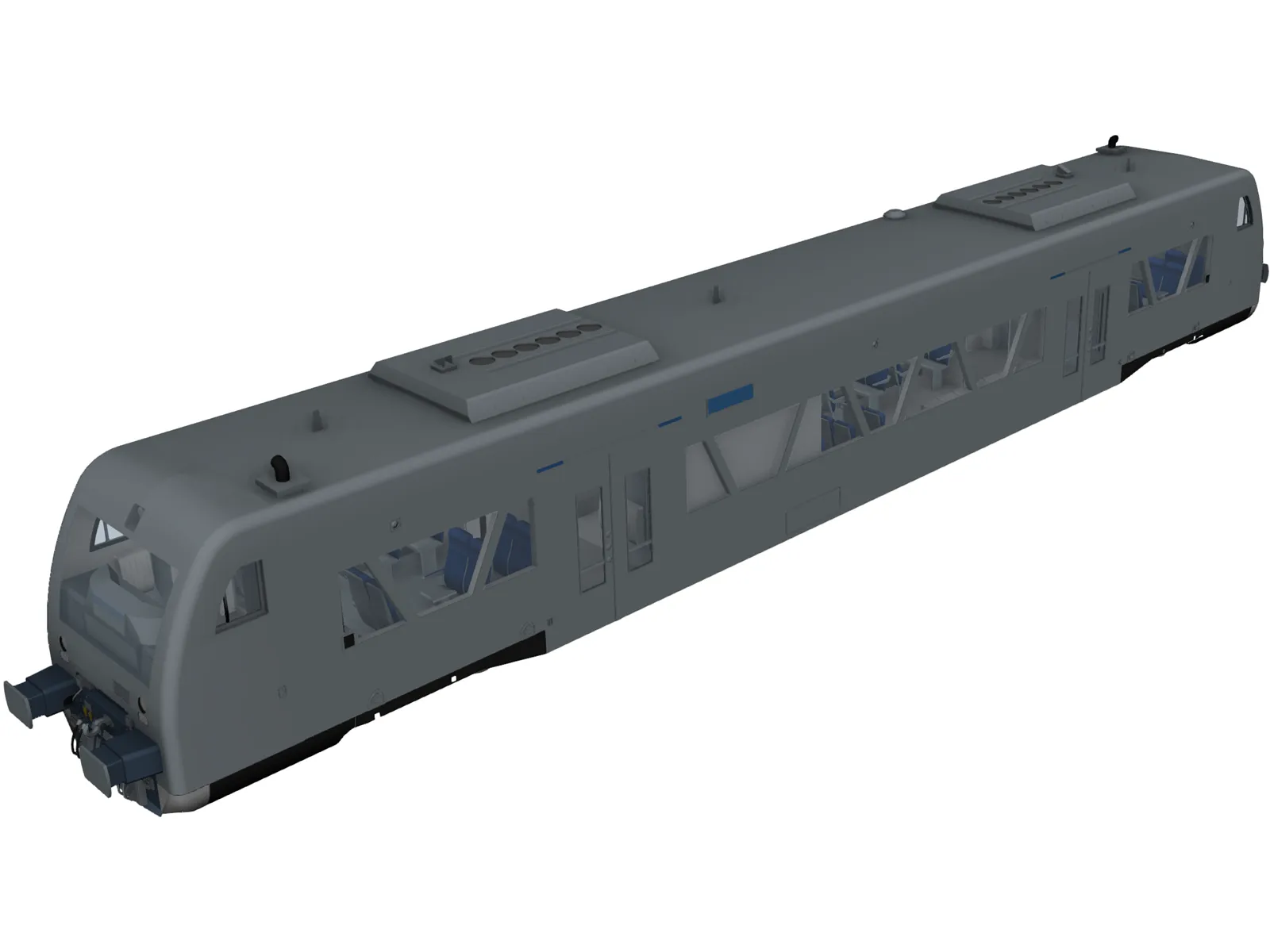 Regio Shuttle 3D Model main preview
