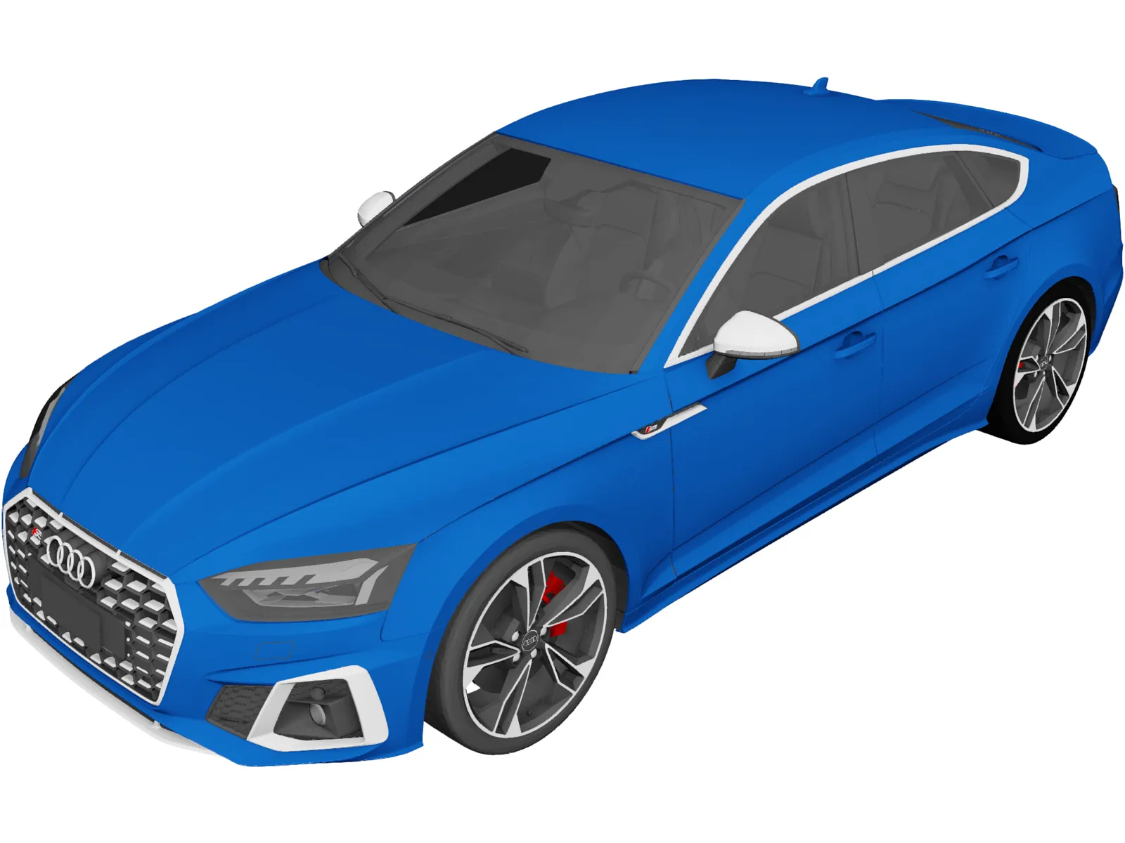 Audi S5 Sportback (2021) 3D Model main preview