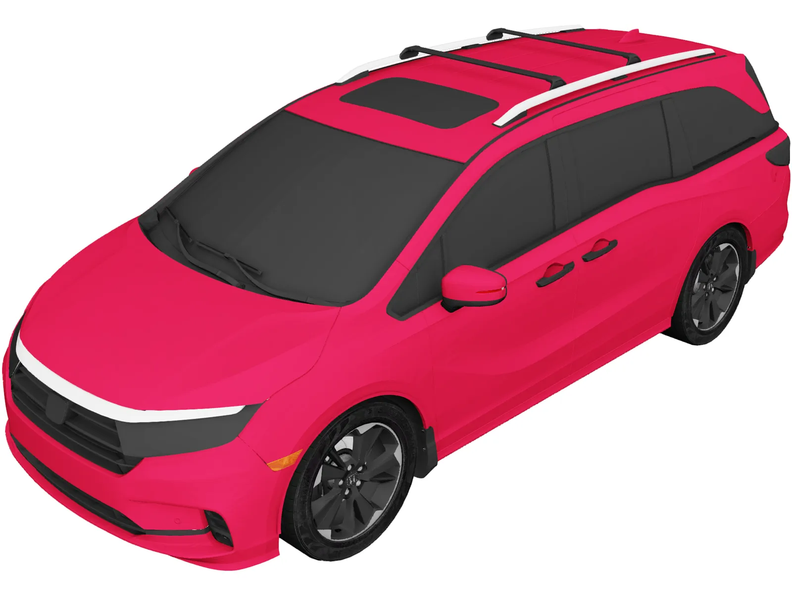 Honda Odyssey (2021) 3D Model main preview
