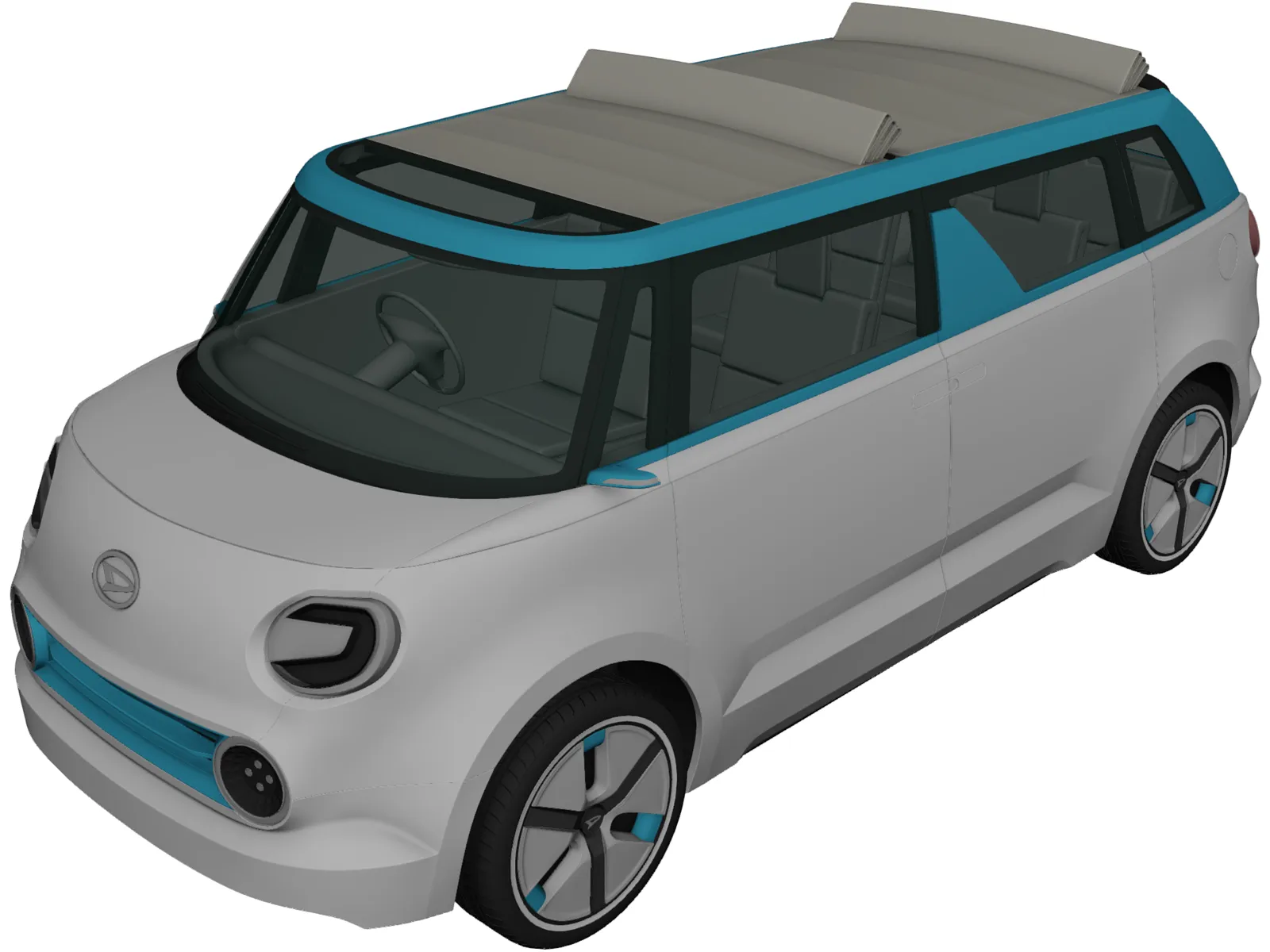 Daihatsu Wai Wai Concept (2019) 3D Model main preview