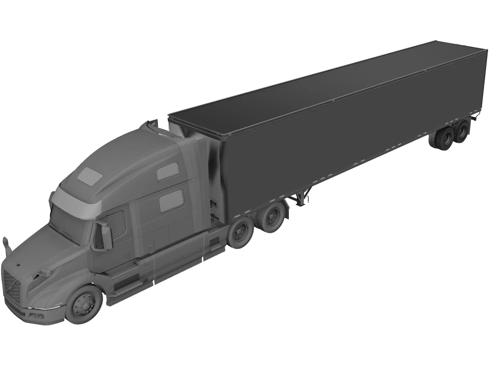 Volvo VNL 860 (2018) 3D Model main preview