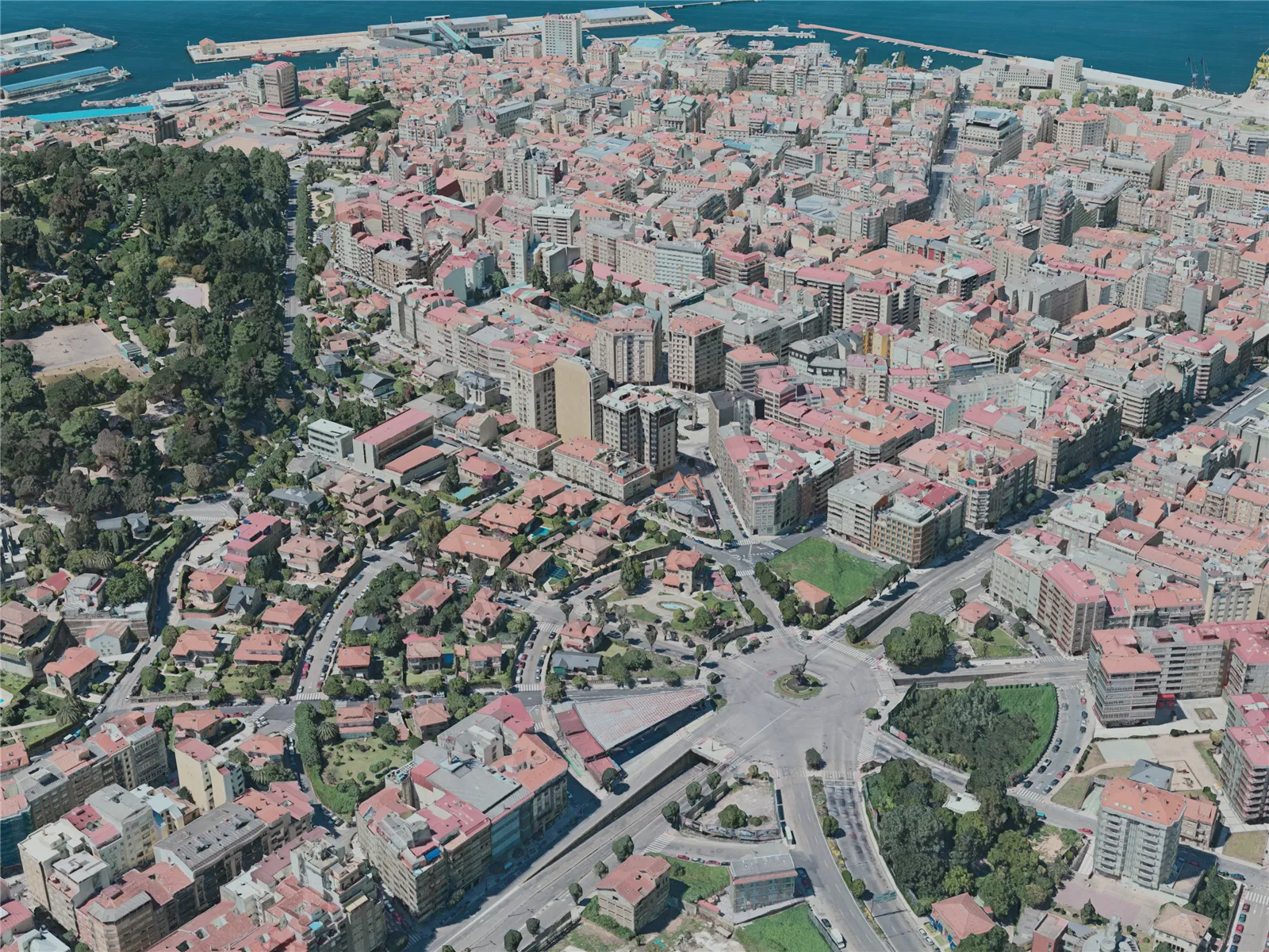 Vigo City, Spain (2021) 3D Model main preview