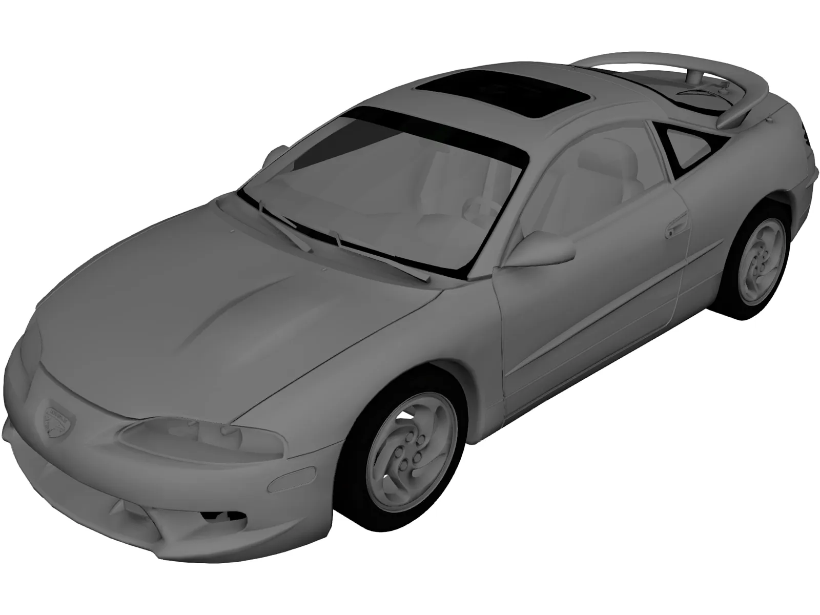 Eagle Talon (1988) 3D Model main preview