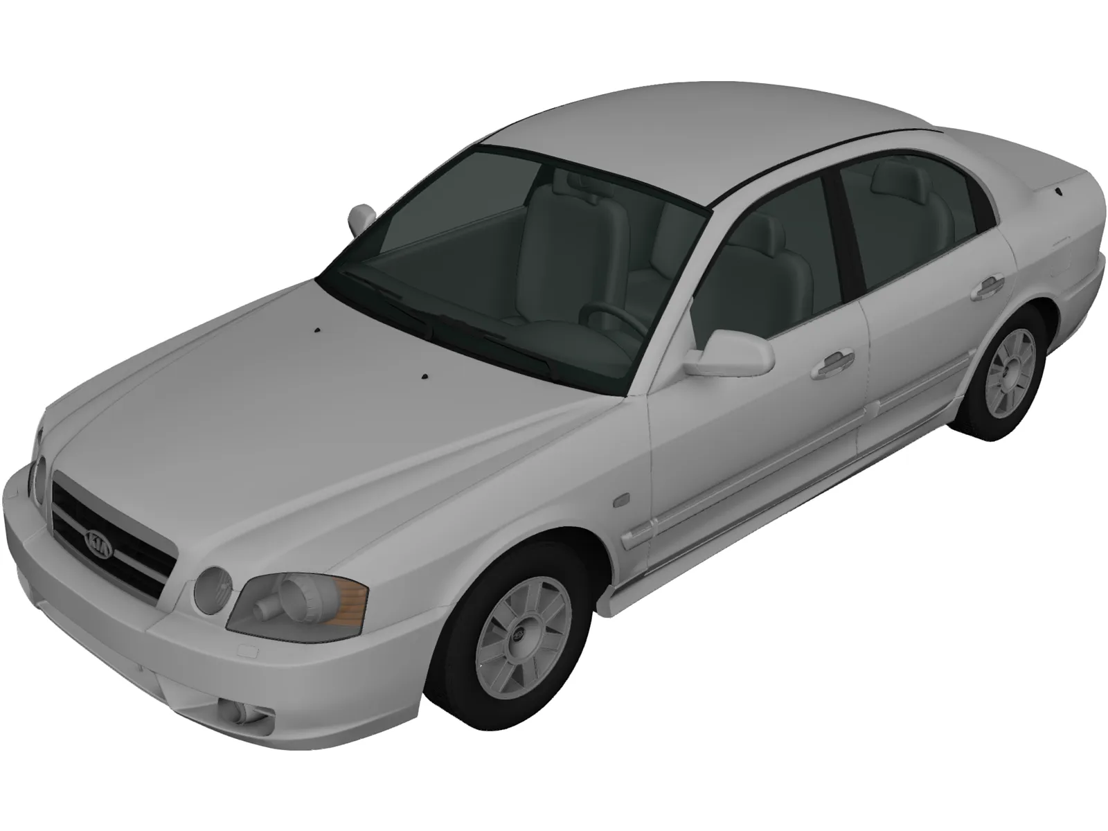 Kia Magentis (2002) 3D Model main preview