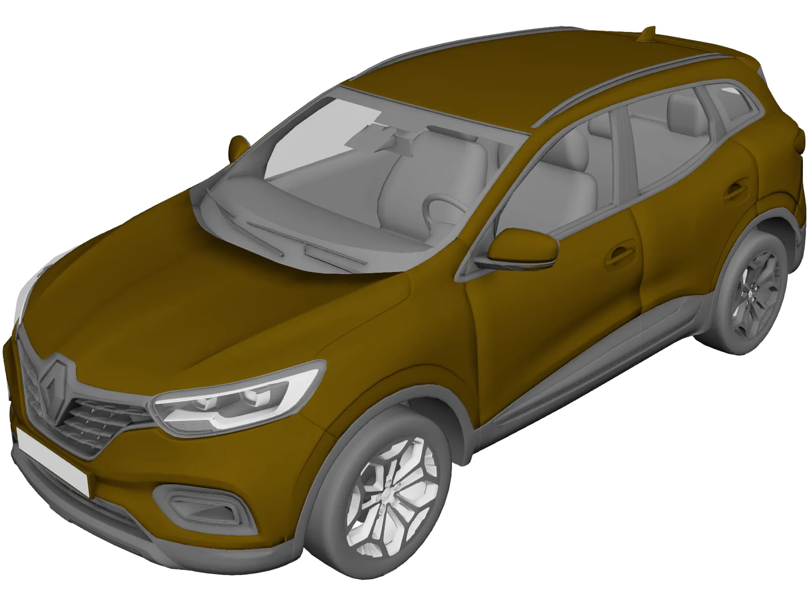 Renault Kadjar 3D Model main preview
