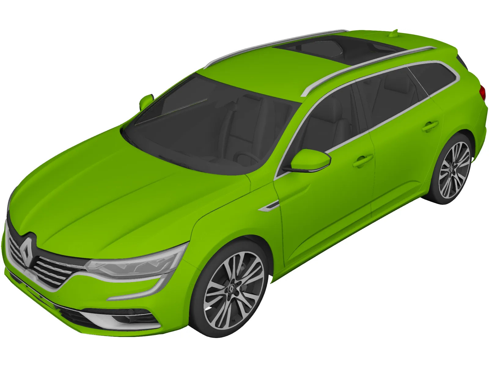 Renault Talisman Estate (2015) 3D Model main preview