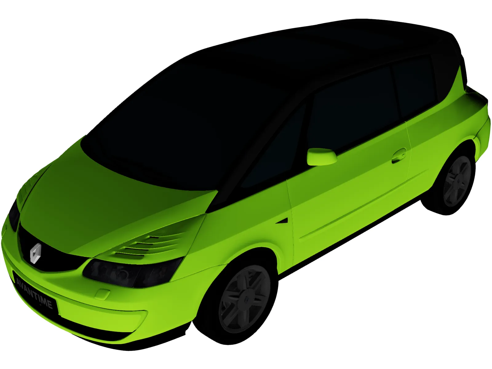 Renault Avantime (2001) 3D Model main preview