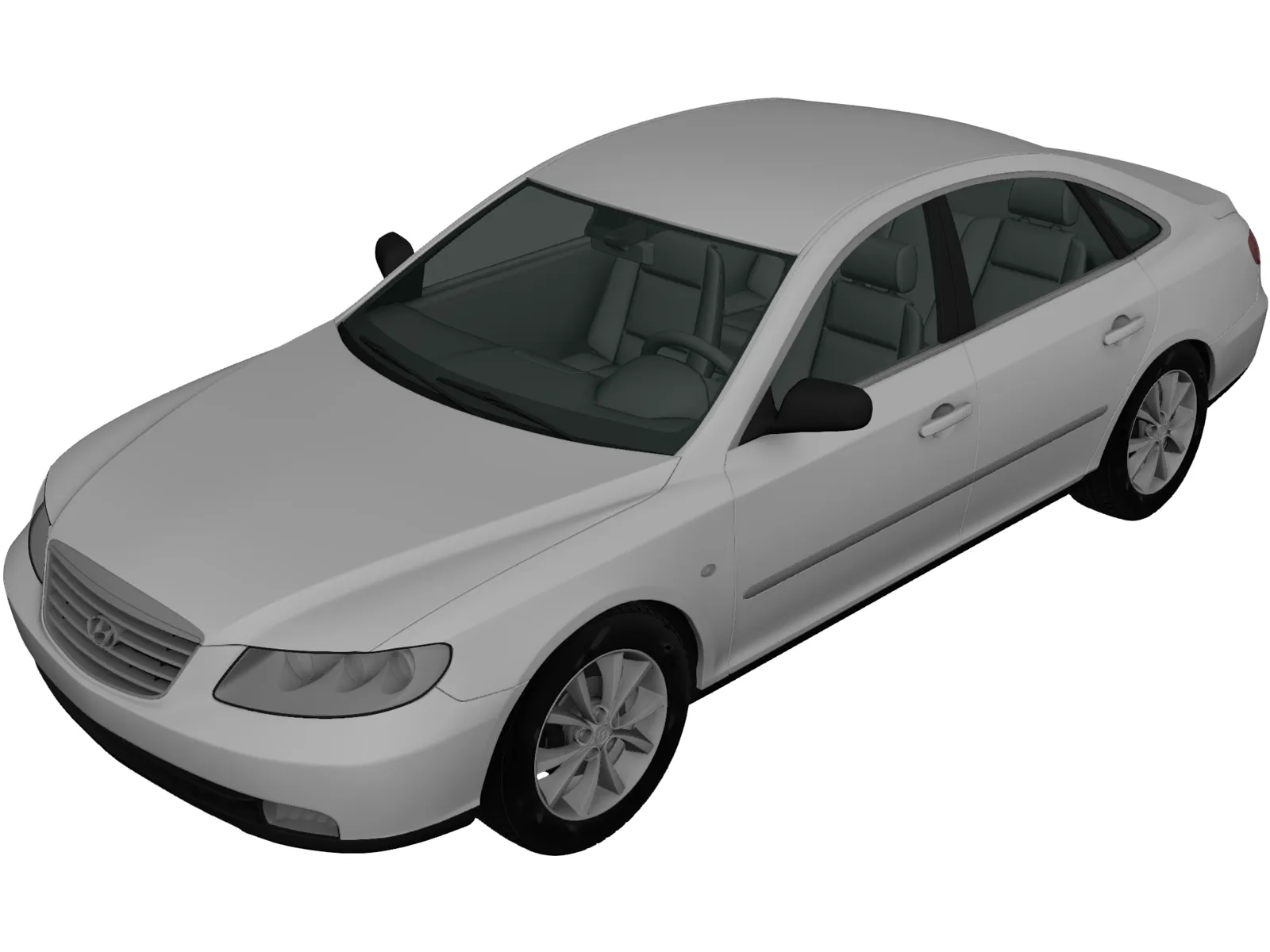 Hyundai Grandeur (2009) 3D Model main preview