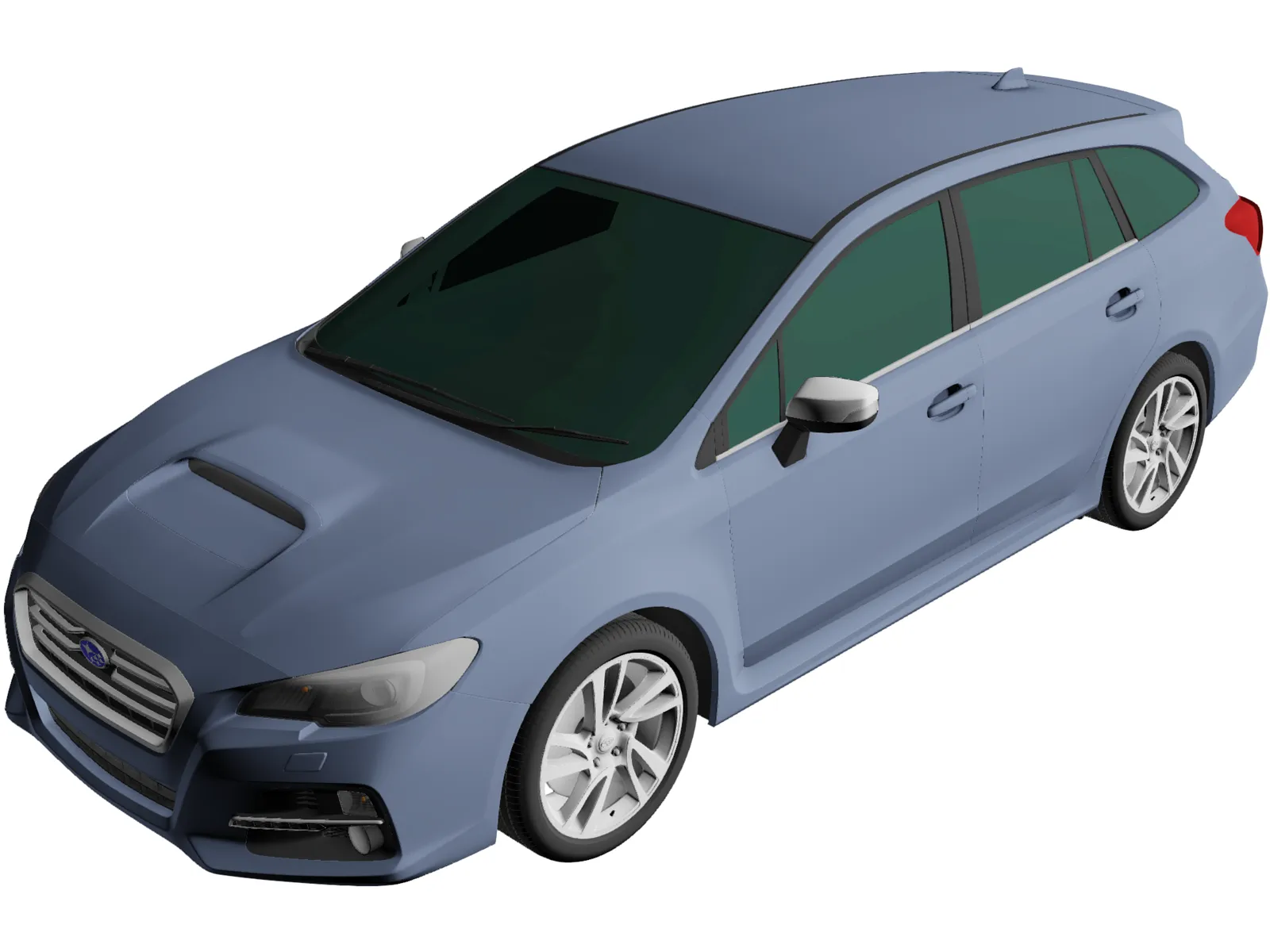 Subaru Levorg GT-S Eyesight (2015) 3D Model main preview