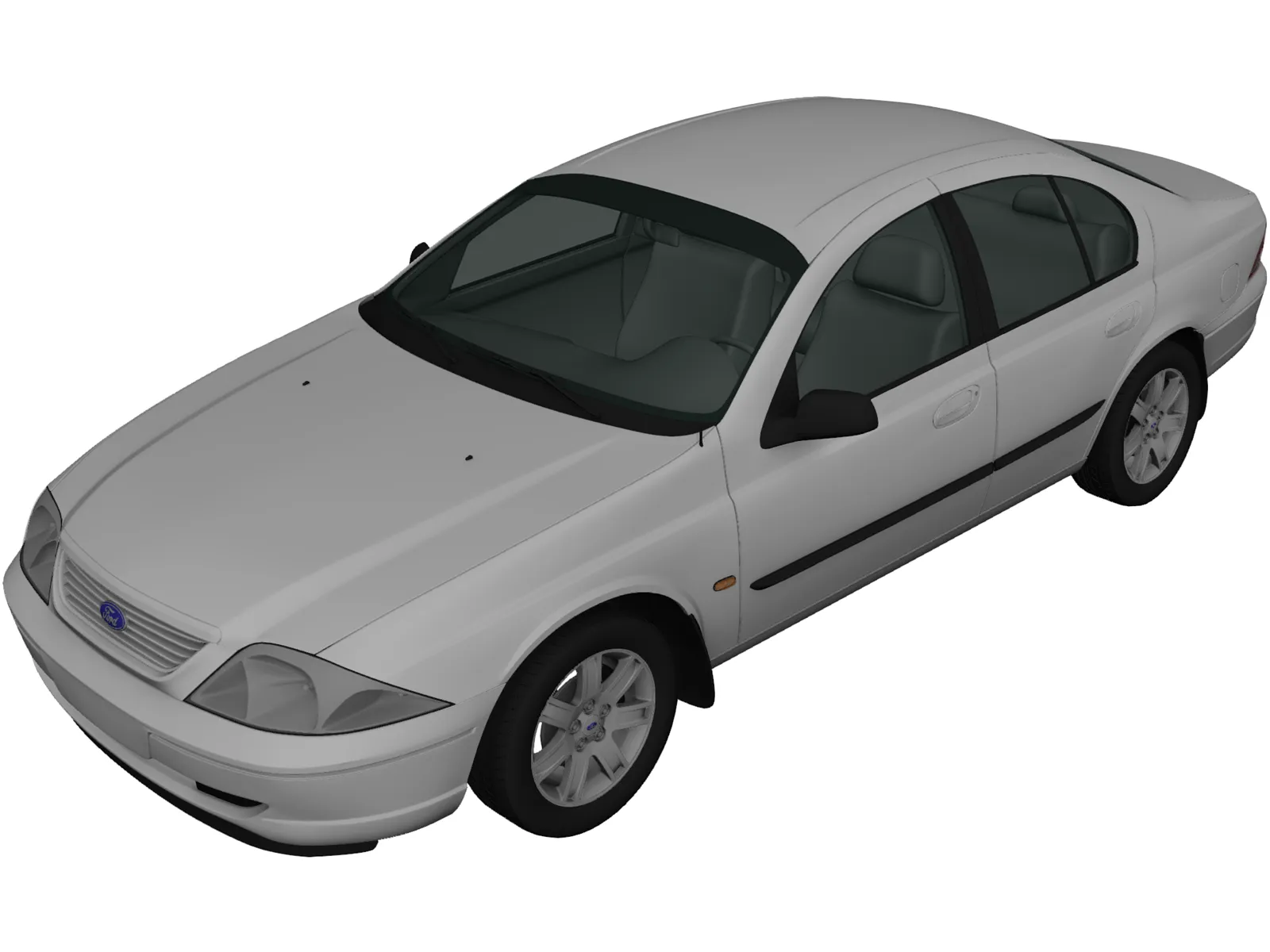 Ford Falcon (2000) 3D Model main preview