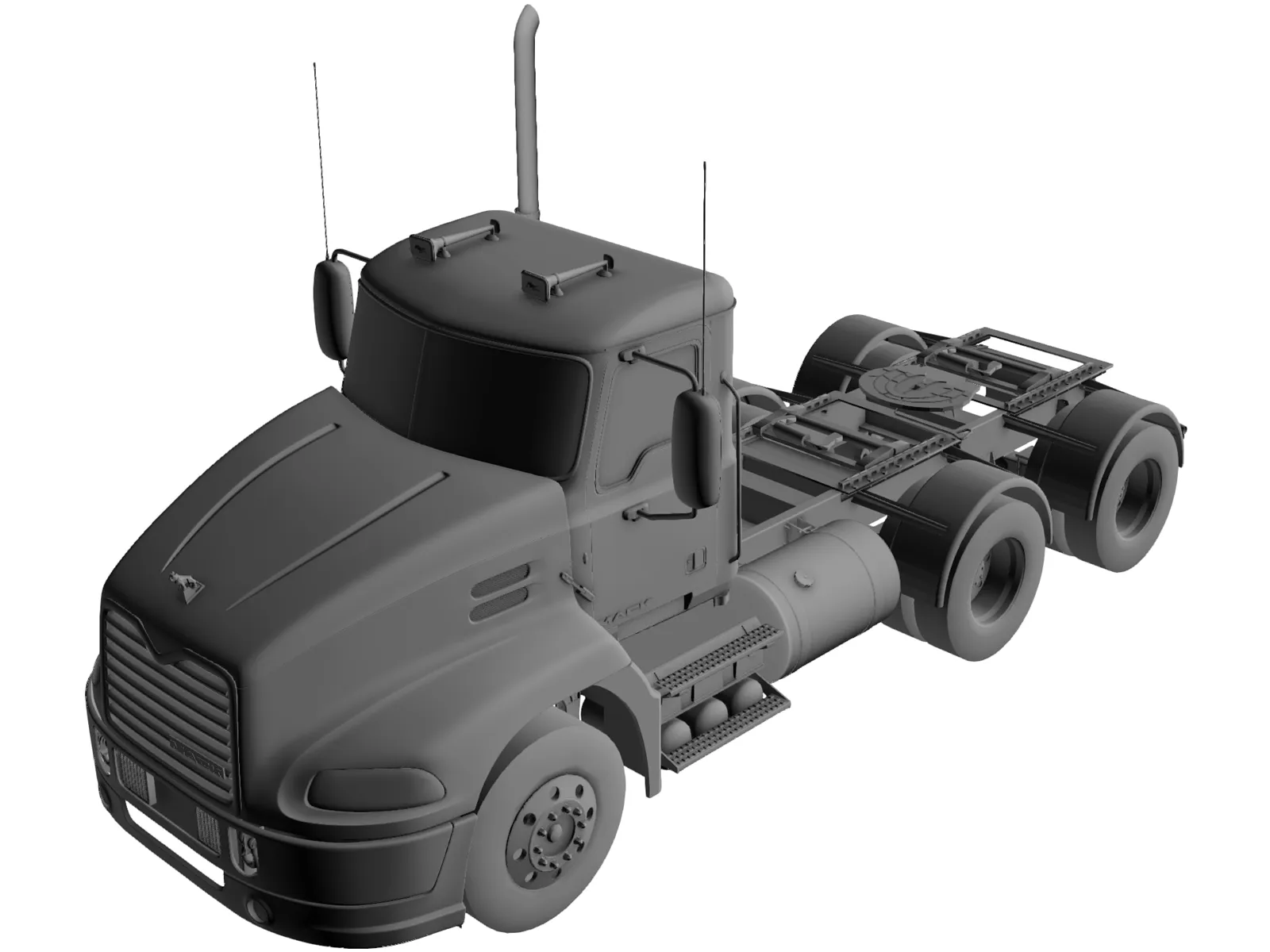 Mack Pinnacle 3D Model main preview