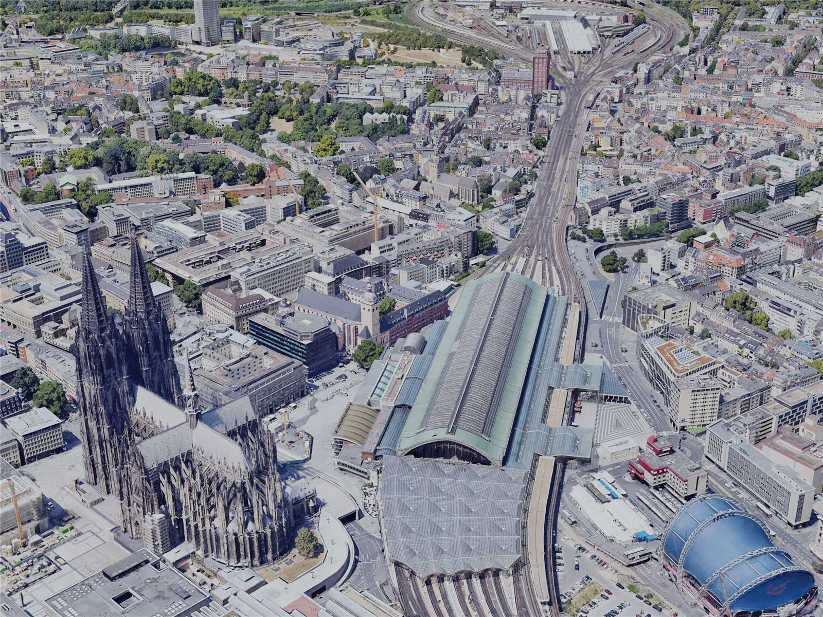 Cologne City, Germany (2022) 3D Model main preview