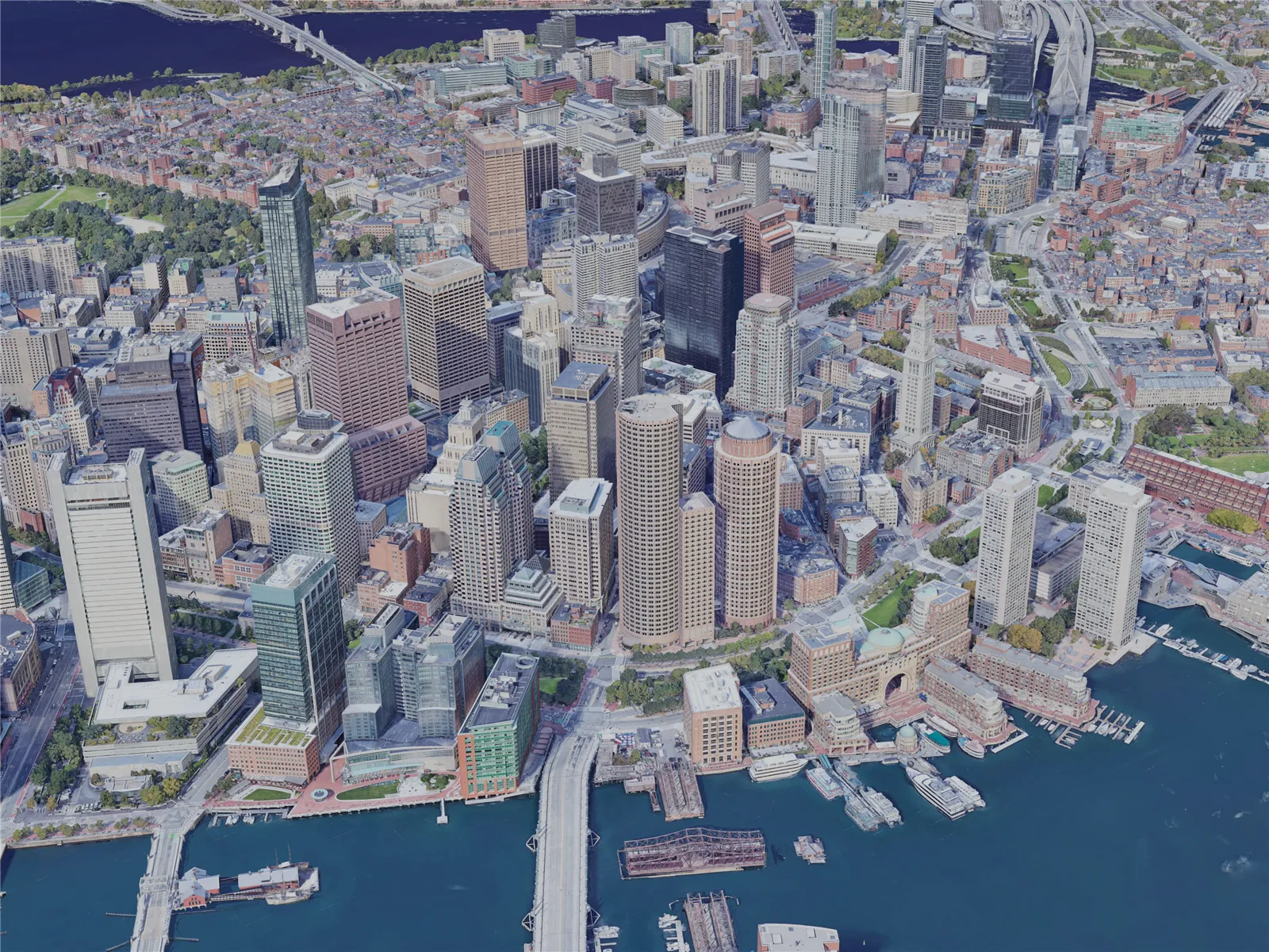 Boston City, USA (2022) 3D Model main preview