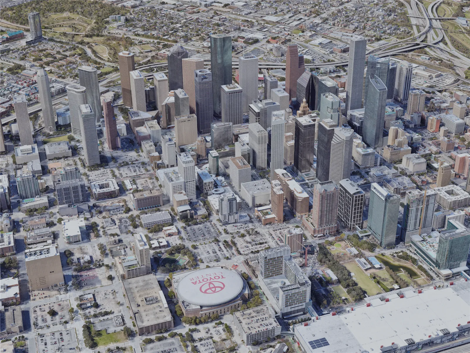 Houston City, TX, USA (2022) 3D Model main preview