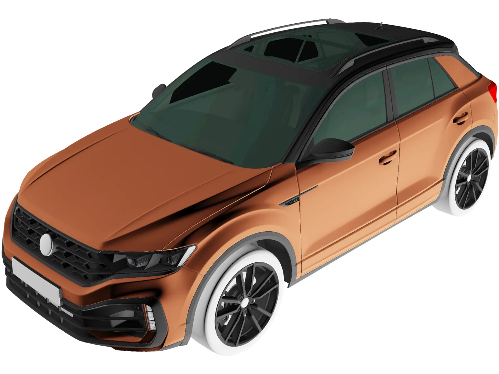 Volkswagen T-Roc R-Line 3D Model main preview