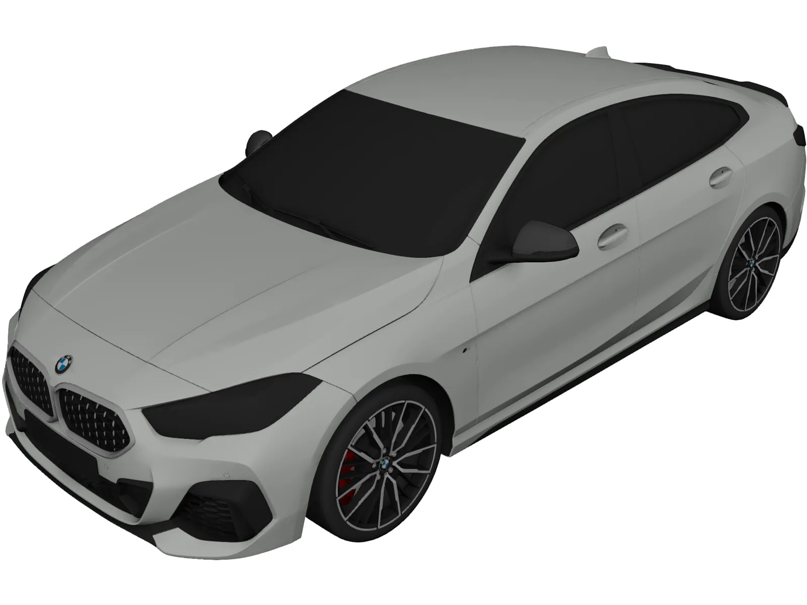 BMW 2-Series Gran Coupe (2021) 3D Model main preview
