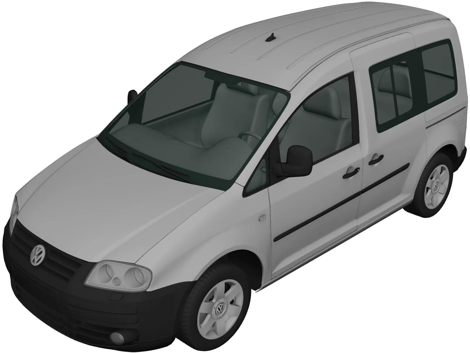 Volkswagen Caddy (2004) 3D Model main preview