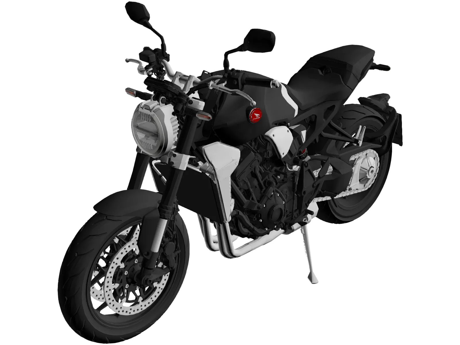 Honda CB1000R (2018) 3D Model main preview
