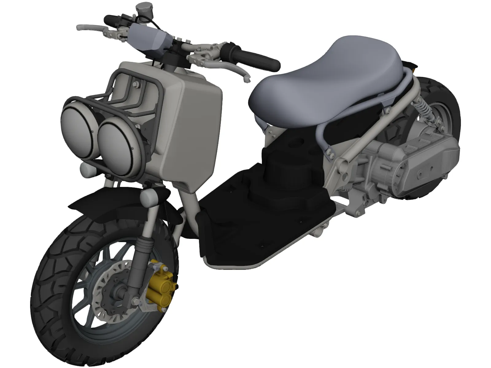 Honda Ruckus (2023) 3D Model main preview