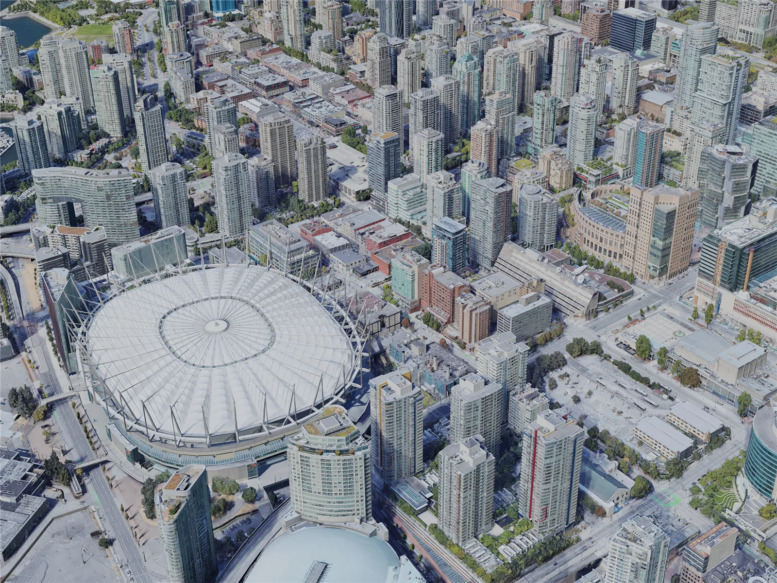 Vancouver City, Canada (2022) 3D Model main preview