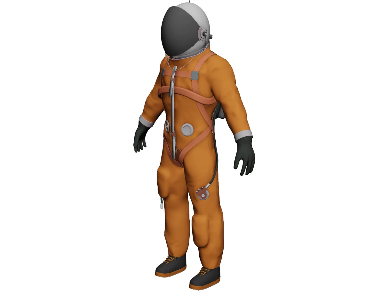 Astronaut 3D Model main preview