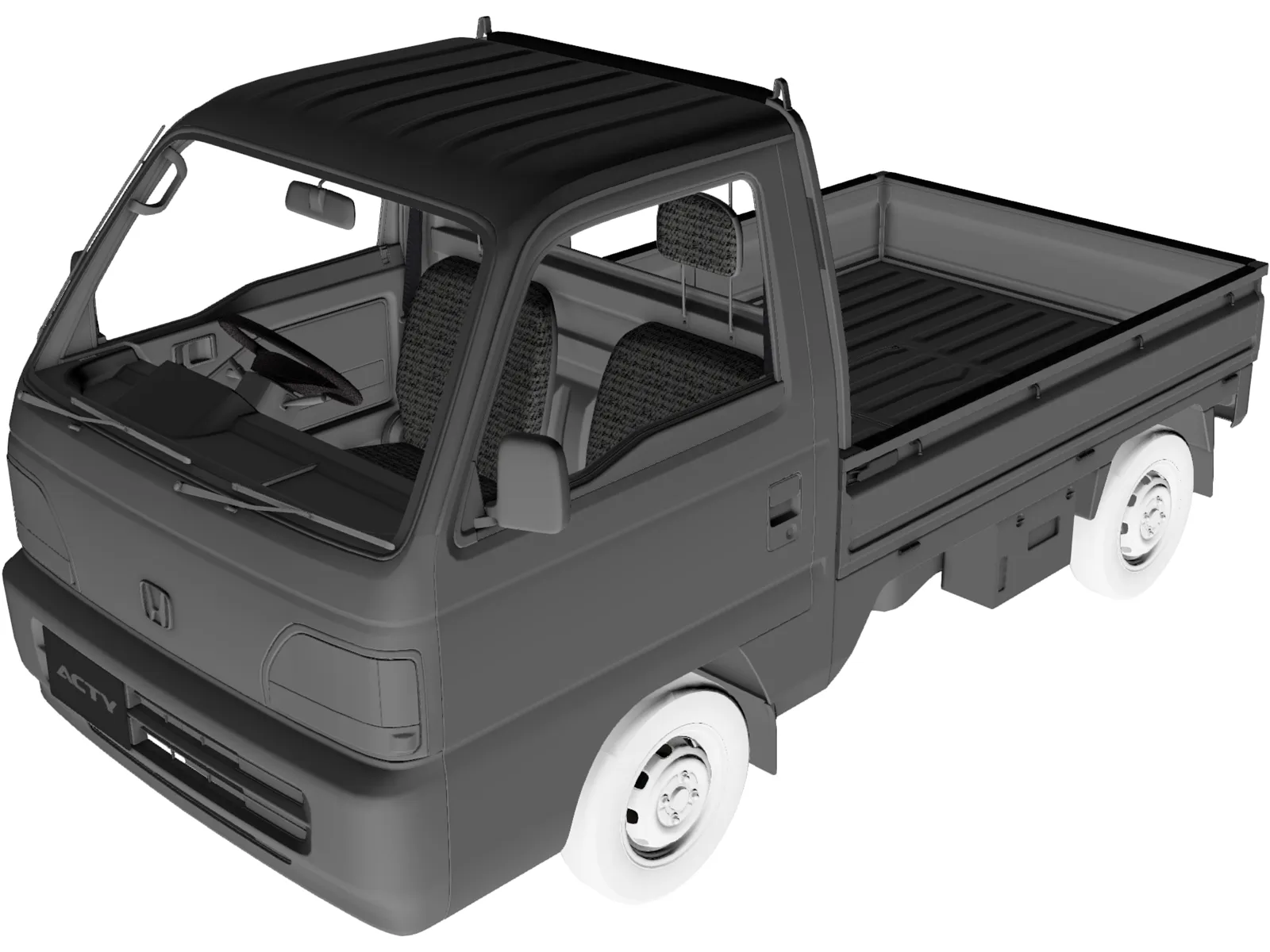 Honda Acty 3D Model main preview