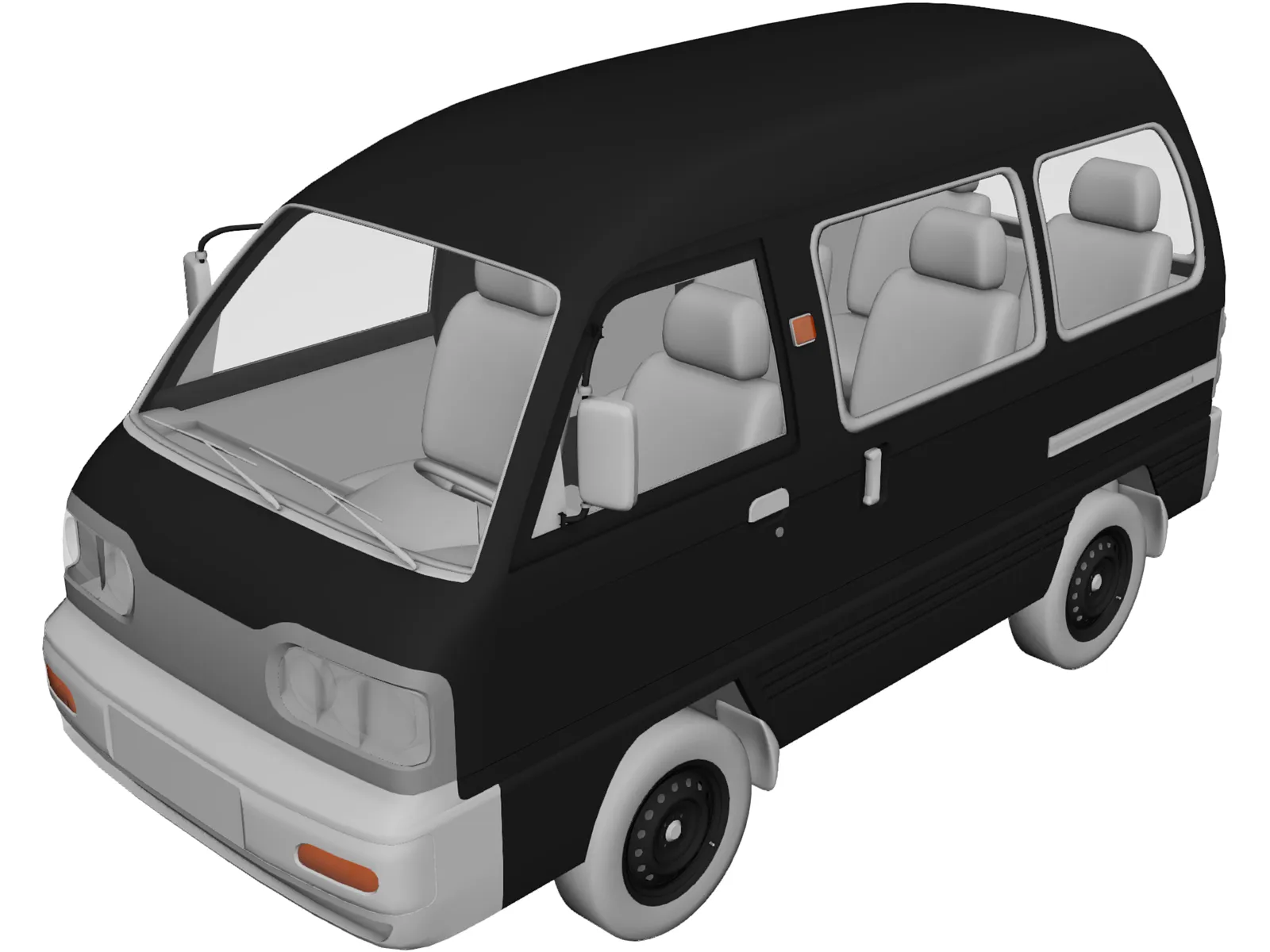 Daewoo Damas (2013) 3D Model main preview