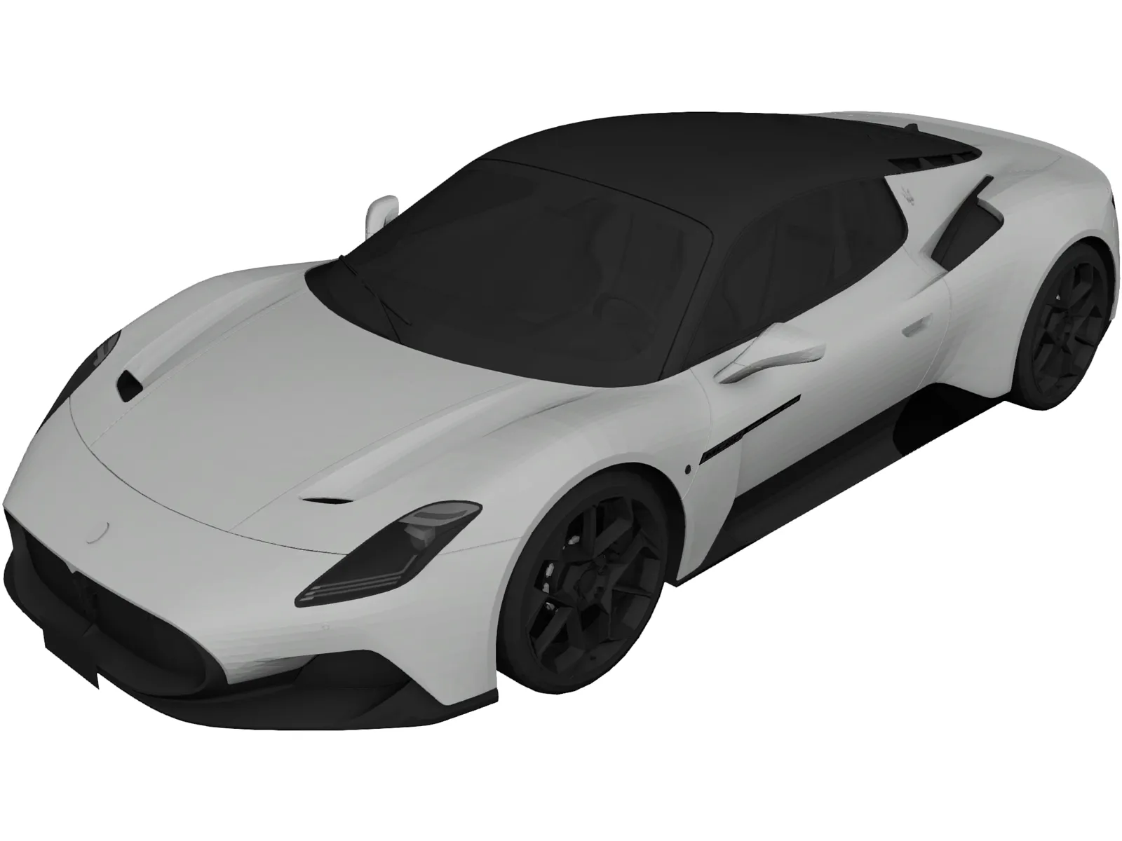 Maserati MC20 (2022) 3D Model main preview
