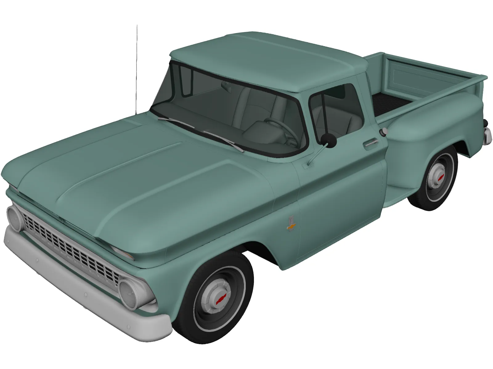 Chevrolet C10 (1963) 3D Model main preview