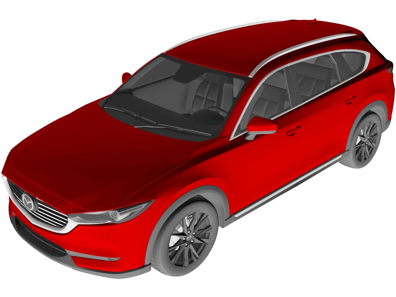 Mazda CX-8 (2020) 3D Model main preview
