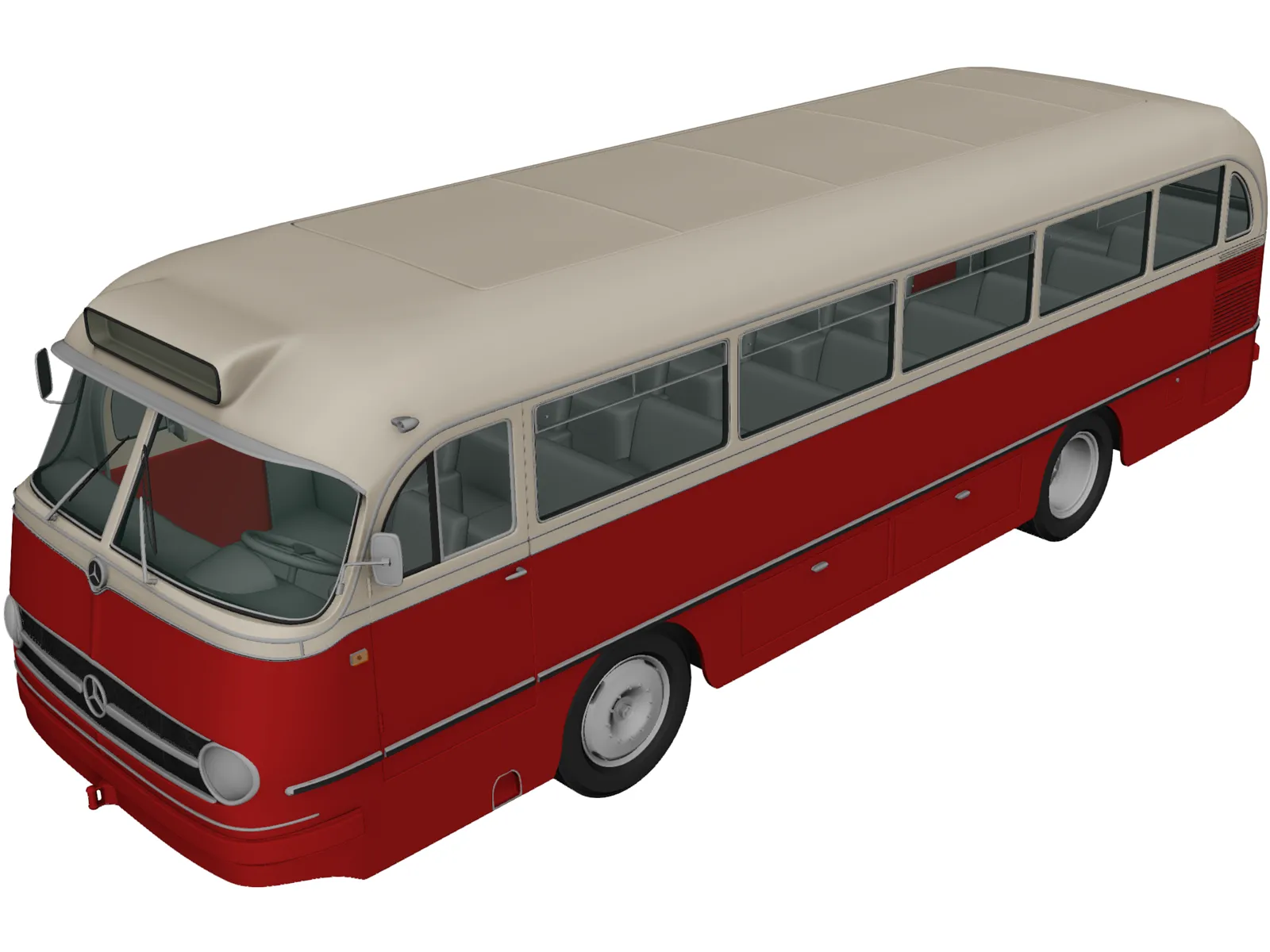 Mercedes-Benz O 321 H (1954) 3D Model main preview