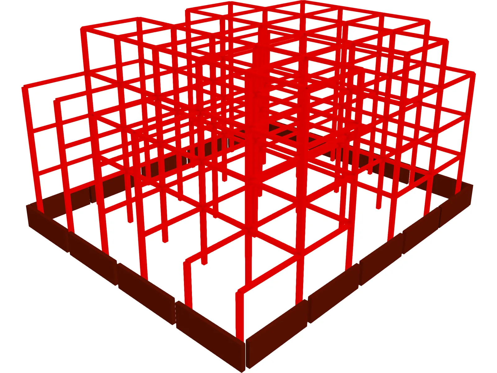 Construction Site 3D Model main preview