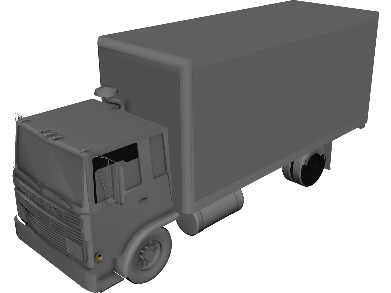 Moving Van 3D Model main preview