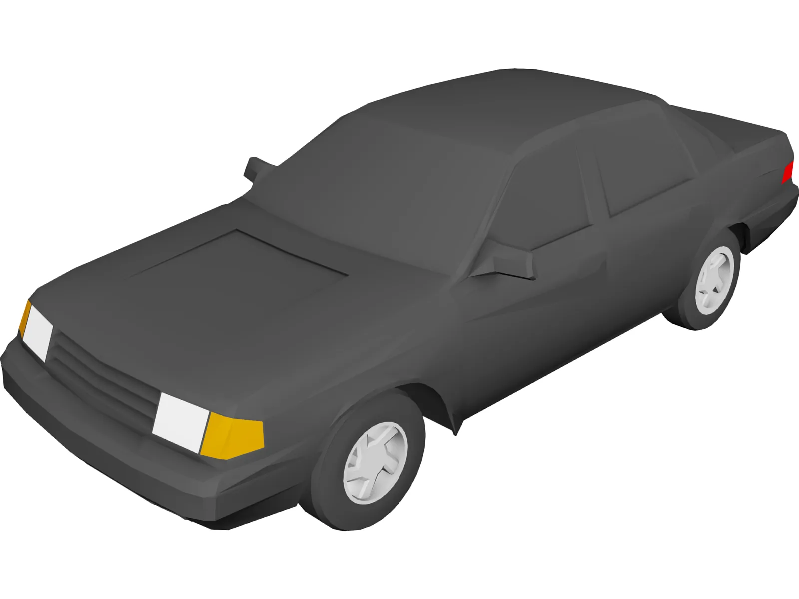 Ford Tempo (1988) 3D Model main preview