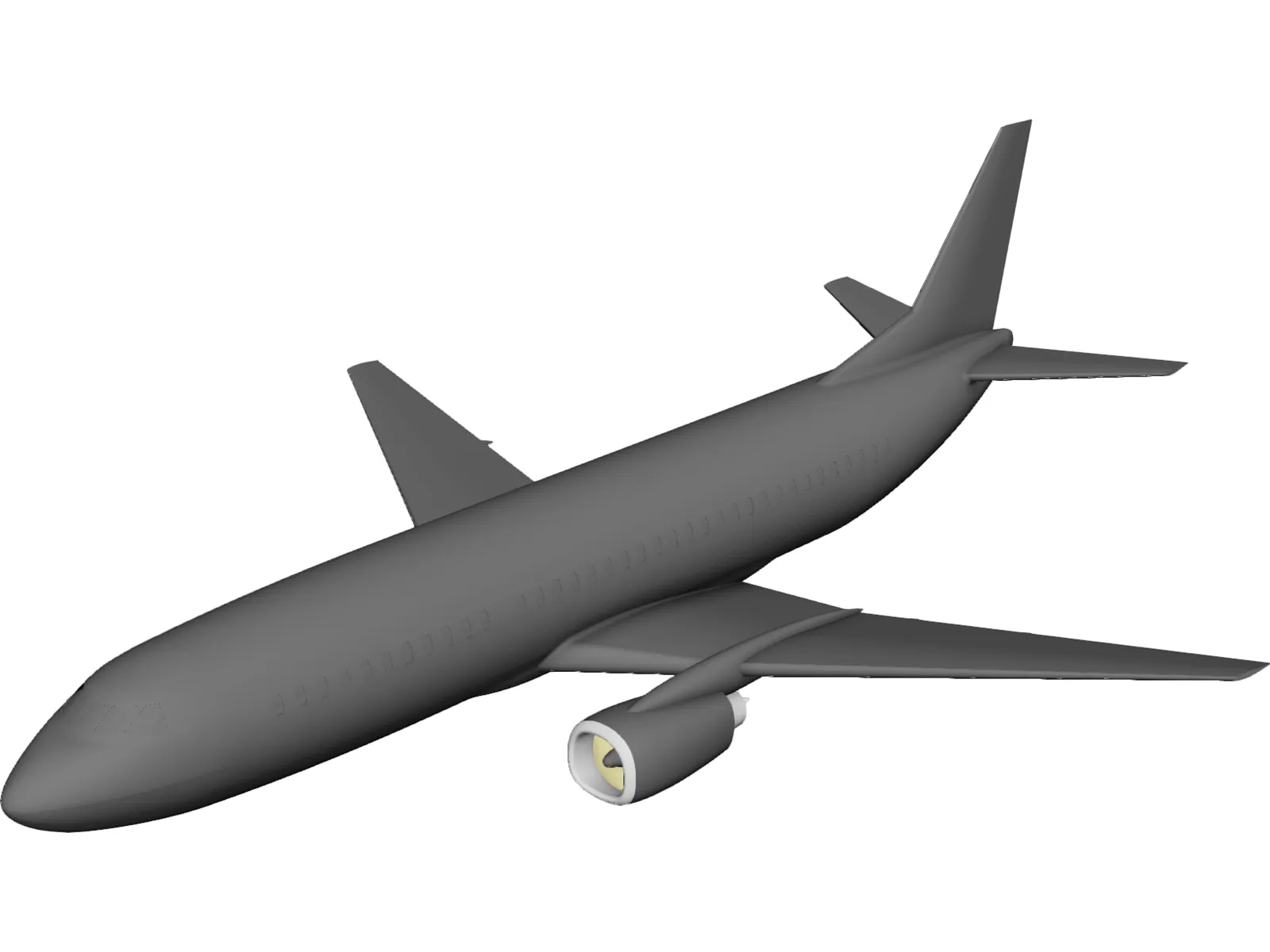Boeing 737-300 3D Model main preview